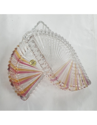 BOMBONERA COLORES ROSA AMARILLO ESTRIADA FORMA...