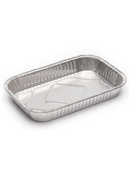 BANDEJA ALUMINIO 15 CAN 28,3x18,3x4cm RF.41500 TIRAS  100 UNI C/ 600 UNID