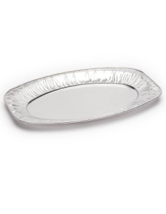 BANDEJA ALUMINIO OVALADA MEDIANA 43x28,6x2,1 PACK 10...
