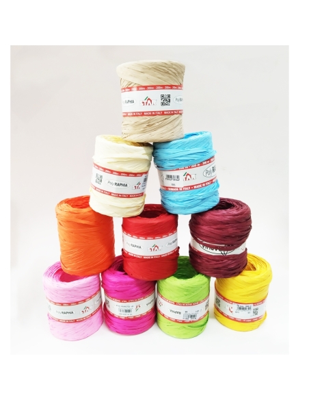 ROLLO CINTA RAFIA 0875-46 15MM 200M FUCSIA