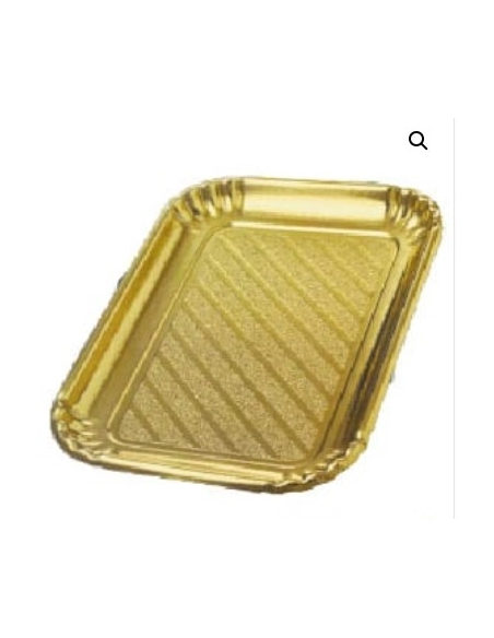 BANDEJA DORADA ARIES 18X25 C/100