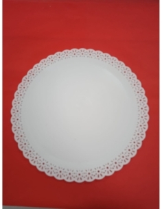 PLATO PLASTICO BLONDA 35 CM.