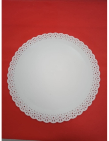 PLATO PLASTICO BLONDA 35 CM.