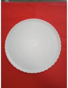 PLATO PLASTICO ONDAS 37 CM.