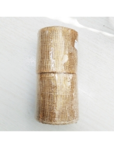 CINTA JUSTE ESPARTO HILOS ORO 8CM A75M 5300