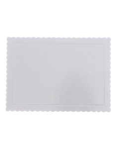 BASE TARTA RECTANGULAR BLANCA 30X40 CM