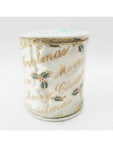 CINTA MERRY CHRISTMAS R.1590 A 100MM C02 10MTS.