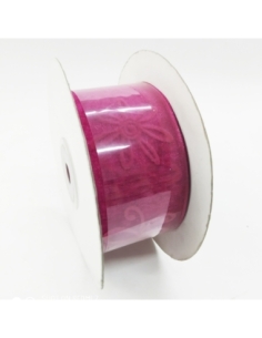 CINTA MARIPOSA 4CM ANCHO ORGANZA FUCSIA C817036