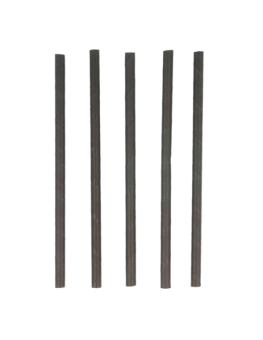 CAÑA COCTEL PAPEL NEGRO 222.60 6x14 B/250...