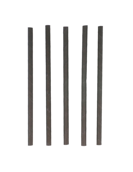 CAÑA COCTEL PAPEL NEGRO 222.60 6x14 B/250 C/3000 UND