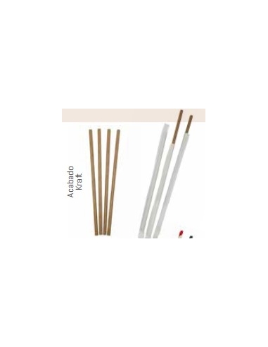 CAÑA PAPEL COLORES ENFUNDADO 8X230 MM P/100 UND...