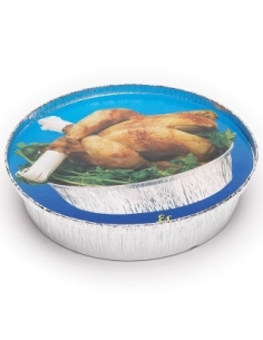 TAPA BANDEJA POLLO 21400  C/500 UNID TIRAS 125 UNID