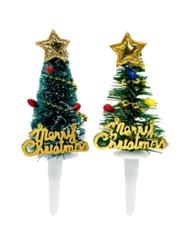 DECORACION DE NAVIDAD ABETO PACK 50 U