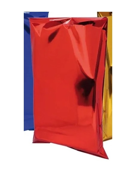 BOLSA CELOFAN ROJO ROJA METALIZADO 10x15 P.50