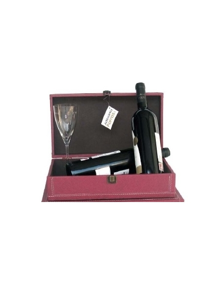 BAUL PIEL ROJA PEQ 34x19x10  5648/1