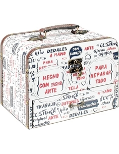 CAJA COSTURA BLANCA CON SET COSTURA