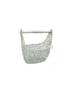 CESTA OVALADA PLATA ASA MADERA 4816/3