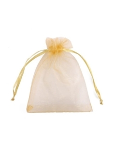 BOLSITA BOLSA ORGANZA ORO AMARILLO 12X8 P.48U.