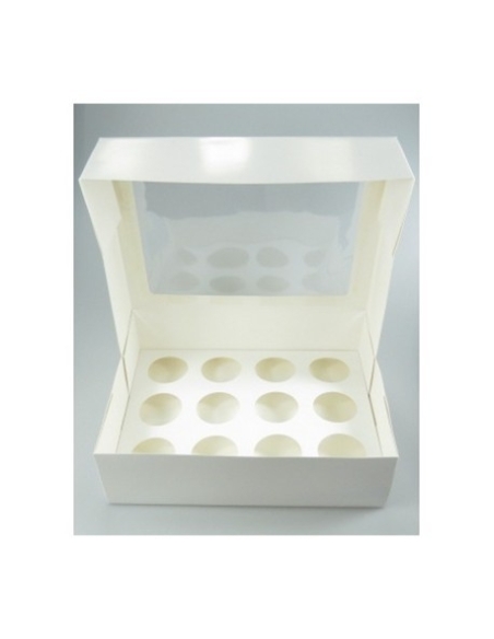 CAJA 12 CUPCAKES BLANCA