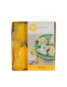 SET CORTADOR GALLETA BEBE 4 PZAS WILTON