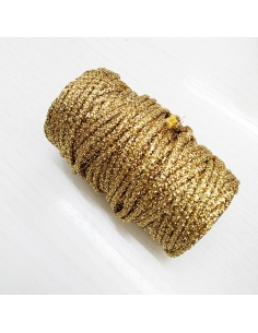 ROLLO CINTA CUERDA DORADA 5MM X 10M