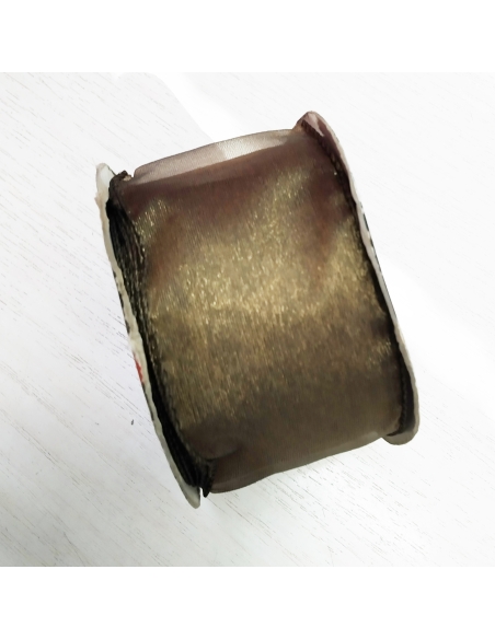 CINTA TELA BRILLANTE MARRON CAQUI 2761240