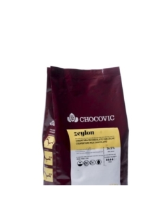 COBERTURA CHOCOLATE CHOCOVIC ZEYLON LECHE 36,5%  B/1,5 KG