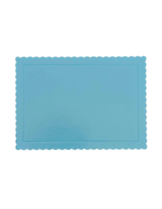 BASE TARTA RECTANGULAR AZUL CIELO 30X40 CM