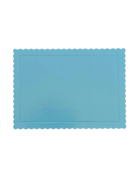 BASE TARTA RECTANGULAR AZUL CIELO 30X40 CM