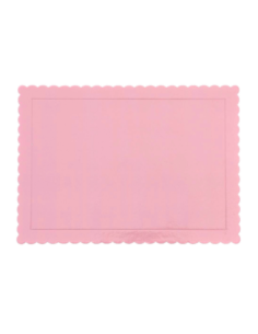 BASE TARTA RECTANGULAR ROSA BEBE 30X40 CM
