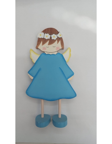 ANGELITO MADERA VESTIDO AZUL