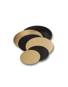 DISCO ORO/NEGRO 39CM UNIDAD