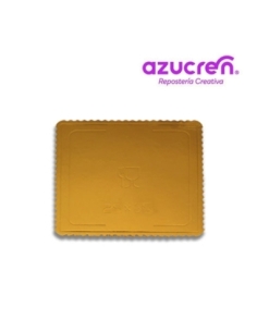 BASE TARTA RECTANGULAR ORO 30X40