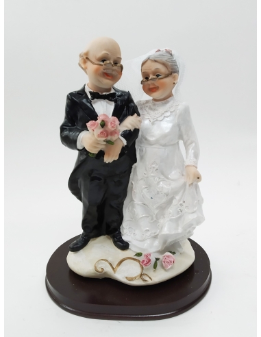 PAREJA NOVIOS ABUELETES CON GAFAS 50...