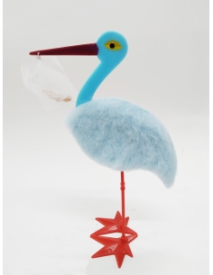 CIGÜEÑA BABY AZUL C/12 UNID.