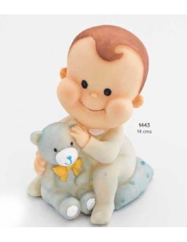 HUCHA BEBE NIÑO OSITO CELESTE (1443) 28159