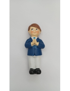NIÑO COMUNION TRAJE AZUL Y BLANCO PEQ 12CM Y63.3