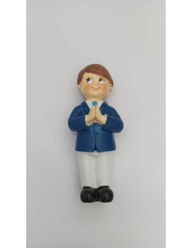 NIÑO COMUNION TRAJE AZUL Y BLANCO PEQ 12CM Y63.3