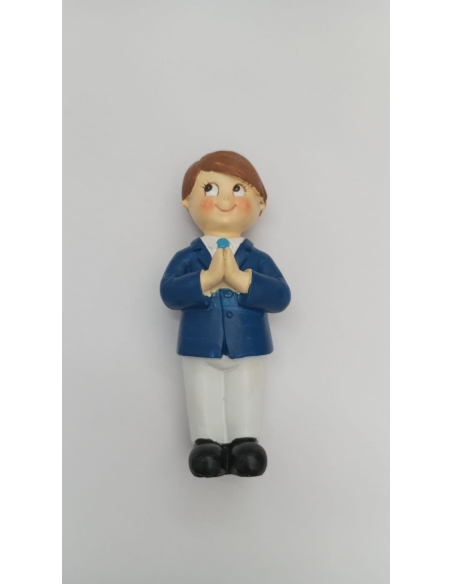 NIÑO COMUNION TRAJE AZUL Y BLANCO PEQ 12CM Y63.3