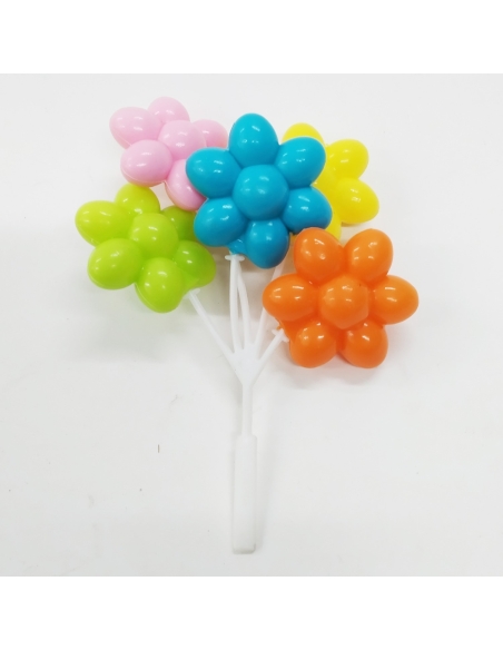 GLOBOS FLOR DE PLASTICO COLORES P.4