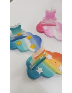 VELA NUBE OSITO COLORES