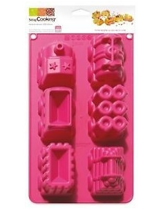 MOLDE SILICONA TREN RF 3148