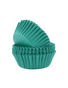 CAPSULAS CUPCAKE VERDE 60 U PME