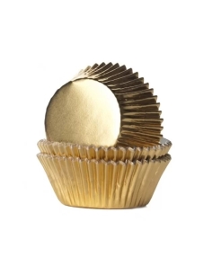 CAPSULAS METALIZADA ORO P/24 U