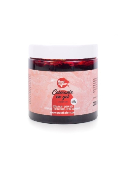 COLORANTE GEL PASTKOLOR EXTRA ROJO 400 GR