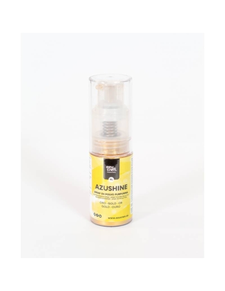 SPRAY POLVO PURPURINA ORO AZUSHINE 10 GR
