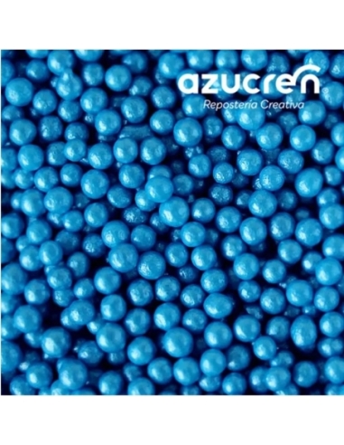 PERLAS AZUCAR AZULES 4MM AZUCREN 90GR