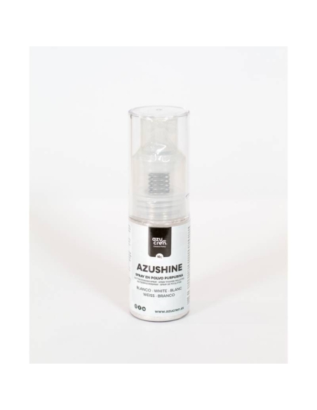 SPRAY POLVO PURPURINA BLANCO AZUSHINE 10 GR