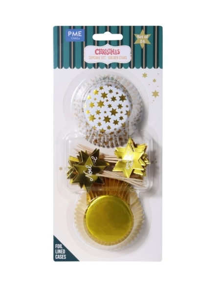 CAPSULAS Y TOPPERS GOLDEN STARS PME P/24