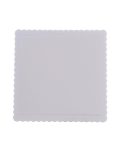 BASE TARTA CUADRADA BLANCA 20X20